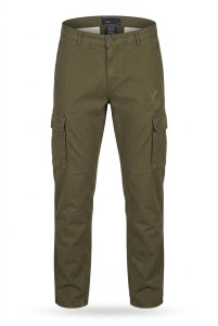 Spodnie myśliwskie bojówki- CORDIAL Hunter- elastyczne- KHAKI  JASNE