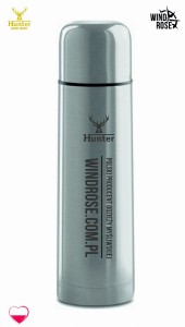 Termos ze stali nierdzewnej 500 ml – srebrny mat- Hunter