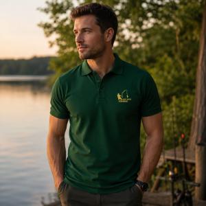 KOSZULKA WĘDKARSKA POLO męska - FISHING / na ryby!