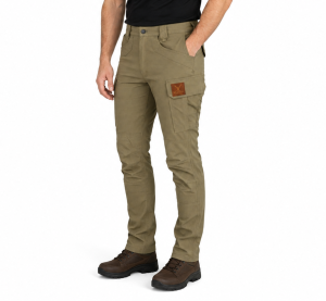 Spodnie bojówki Hunter - elastyczne - KHAKI