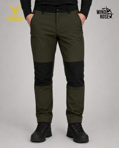 Spodnie VENTUS HUNTER  - stretch zieleń+ czerń 