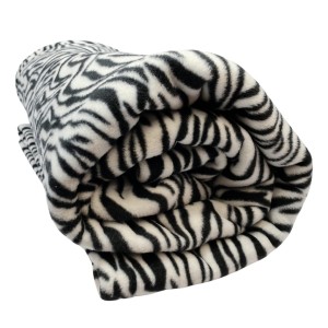 SKAZA- Bardzo ciepły KOC - Zebra 